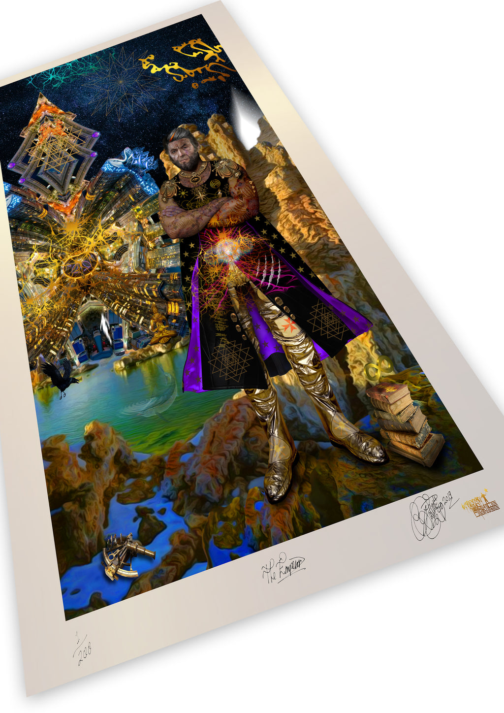 THE EMPEROR Limited Edition Museum Quality Print (Spacial Metallic)