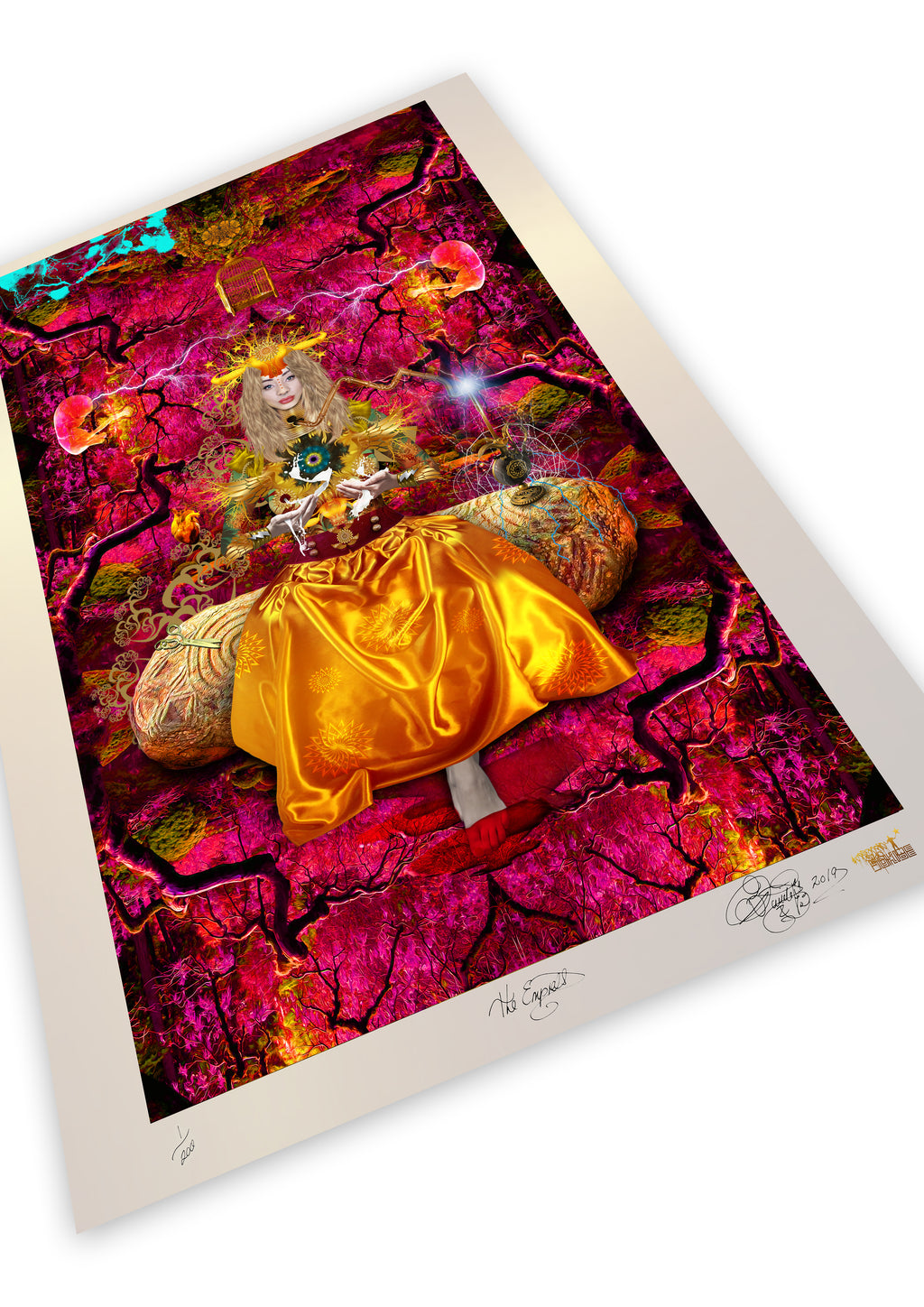 THE EMPRESS Limited Edition Museum Quality Print (Spacial Metallic)