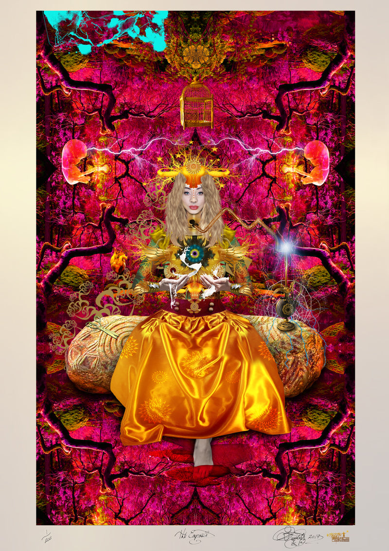 THE EMPRESS Limited Edition Museum Quality Print (Spacial Metallic)